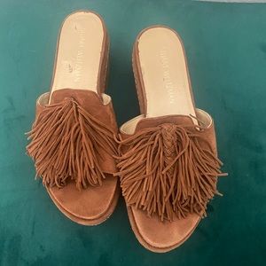 Stuart Weitzman mule slides